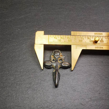 Cross vajra Phurba - 1.57" - Tibetan Buddhist vajra, view 9
