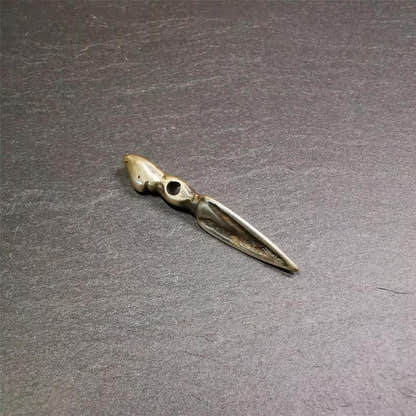 Phurba Pendant- 1.85" - Tibetan Buddhist art, view 11