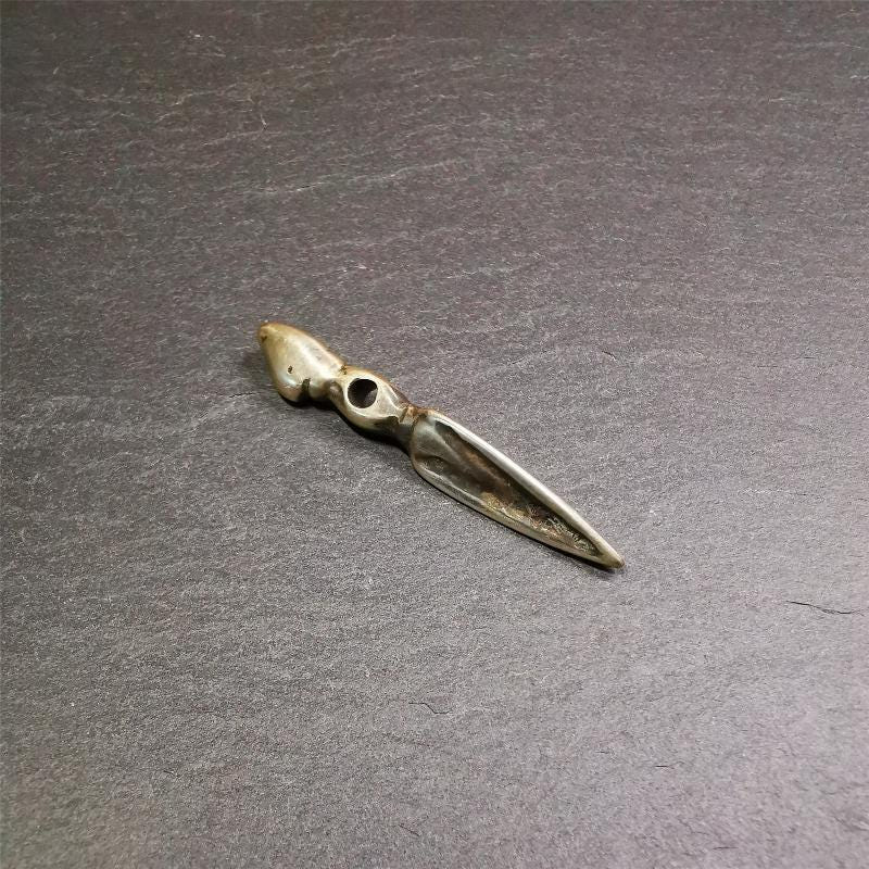 Phurba Pendant- 1.85" - Tibetan Buddhist art, view 11