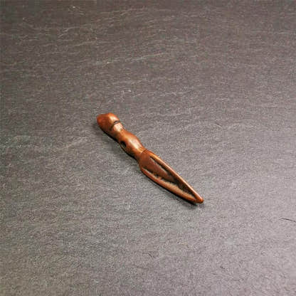 Phurba Pendant- 1.85" - Tibetan Buddhist art, view 7