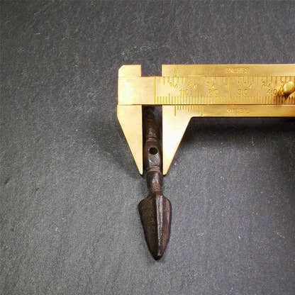Old Phurba - 2.87" - Tibetan Buddhist art, size reference