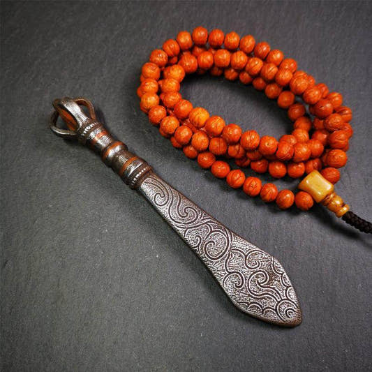 Mansusri Sword - Tibetan Buddhist art, front view