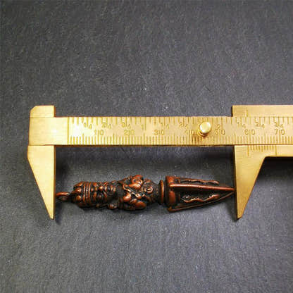 Vajrapani Phurba - 2.36" - Tibetan Buddhist vajra, size reference