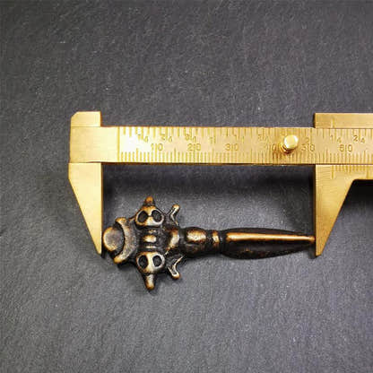 Cross Vajra Phurba 2.36" - Tibetan Buddhist vajra, view 9