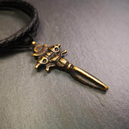 Cross Vajra Phurba 2.36" - Tibetan Buddhist vajra, view 4