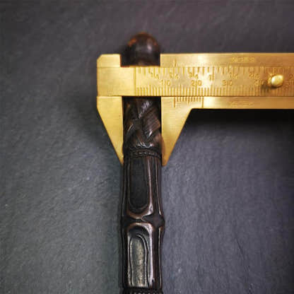 Black Manjusri Sword - 9" - Tibetan Buddhist art, view 9