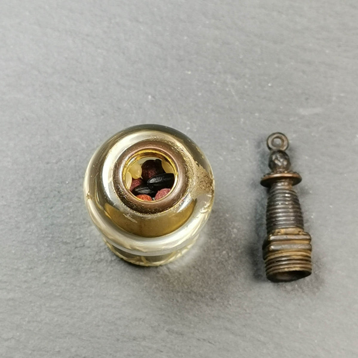 Buddhist Amulet,Crystal Stupa Pendant,Pagoda,Buddhist Tower,Gau Shrine - Tibetan Buddhist amulet, view 13