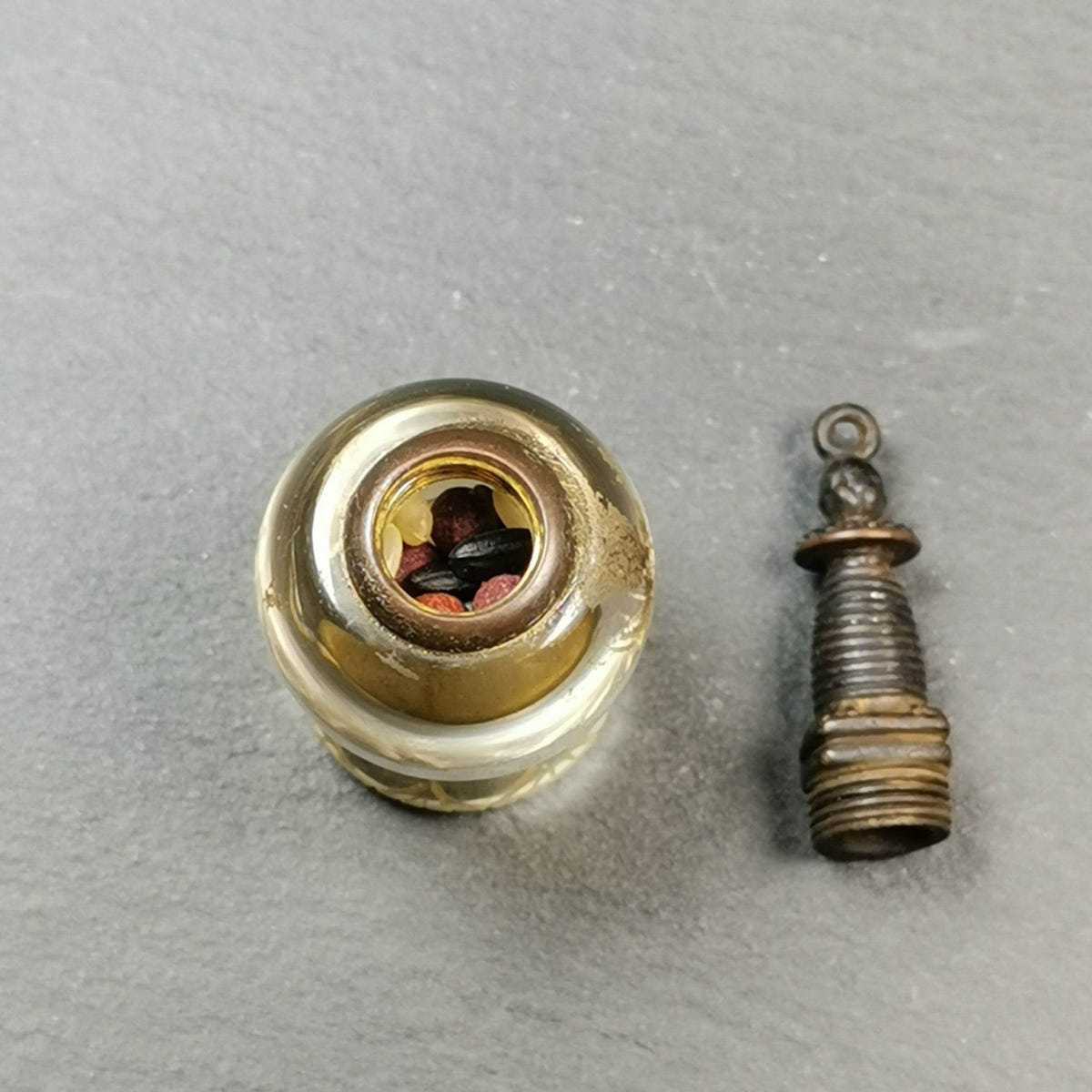 Buddhist Amulet,Crystal Stupa Pendant,Pagoda,Buddhist Tower,Gau Shrine - Tibetan Buddhist amulet, view 13