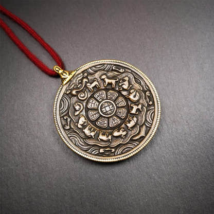 Old Melong 2.6" - Tibetan Buddhist art, view 5