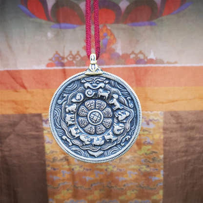 Old Melong 2.6" - Tibetan Buddhist art, view 7