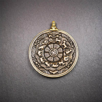 Old Melong 2.6" - Tibetan Buddhist art, view 9