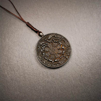 Black Melong 1.89" - Tibetan Buddhist art, view 5