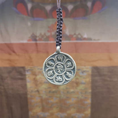 Chenrezig Om Melong 1.38" - Tibetan Buddhist art, view 6