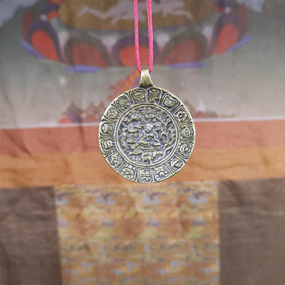 Longevity Melong 1.57" - Tibetan Buddhist art, view 8
