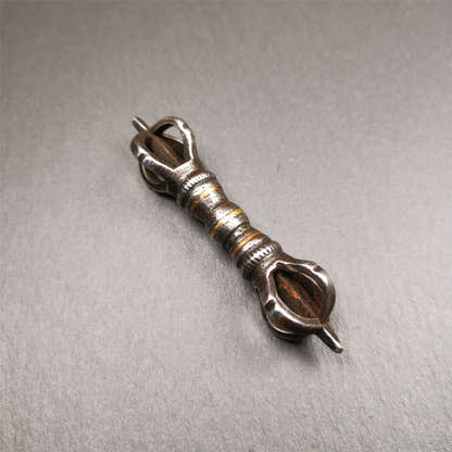 Five-Pronged Vajra 2.95" - Tibetan Buddhist vajra, view 5