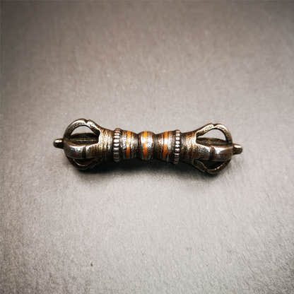 Five-Pronged Vajra 2.36" - Tibetan Buddhist vajra, view 4
