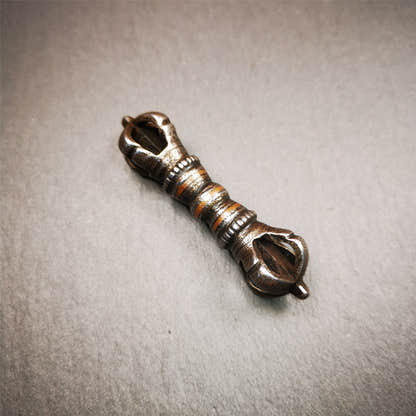 Five-Pronged Vajra 2.36" - Tibetan Buddhist vajra, view 5