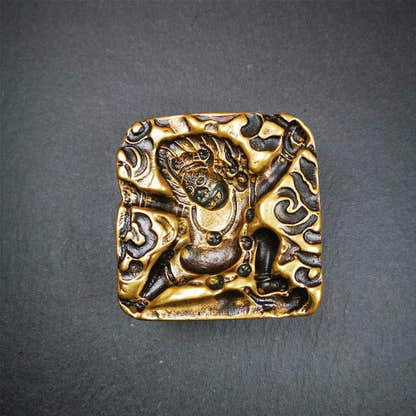 Old Vajrapani Tsa Tsa Mold 2.36“ - Tibetan tsa tsa mold, view 4