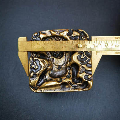 Old Vajrapani Tsa Tsa Mold 2.36“ - Tibetan tsa tsa mold, view 10