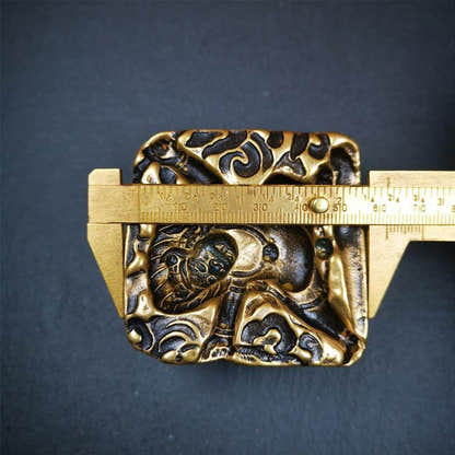 Old Vajrapani Tsa Tsa Mold 2.36“ - Tibetan tsa tsa mold, view 9