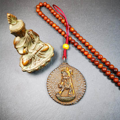 Troma Nagmo Melong 2.2" - Tibetan Buddhist art, view 7