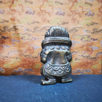 Panjaranata Mahakala Statue 2.28" - Tibetan Buddhist statue, view 4