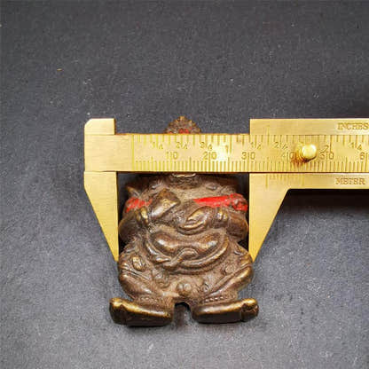 Panjaranata Mahakala Statue 2.28" - Tibetan Buddhist statue, view 9