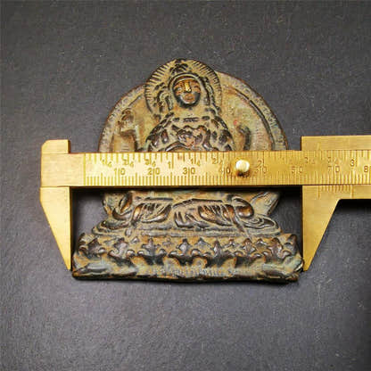 Usnisa Vijaya Statue 3.0" - Tibetan Buddhist statue, size reference