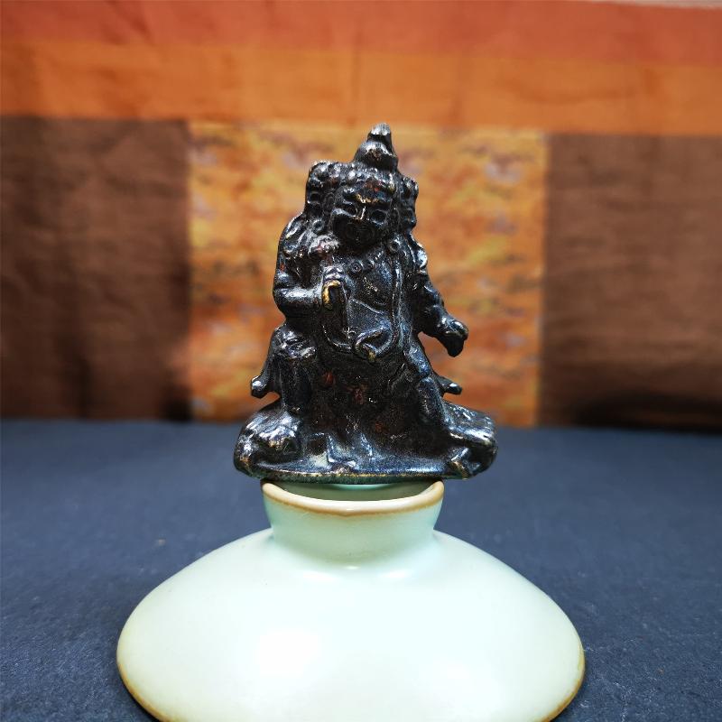 Vajrapani 2.36" - Tibetan Buddhist statue, view 7