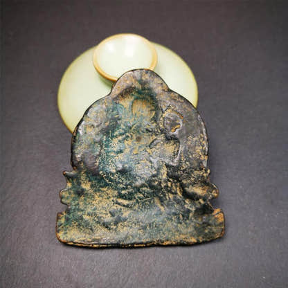 Amitayus Statue 3.1" - Tibetan Buddhist statue, view 4