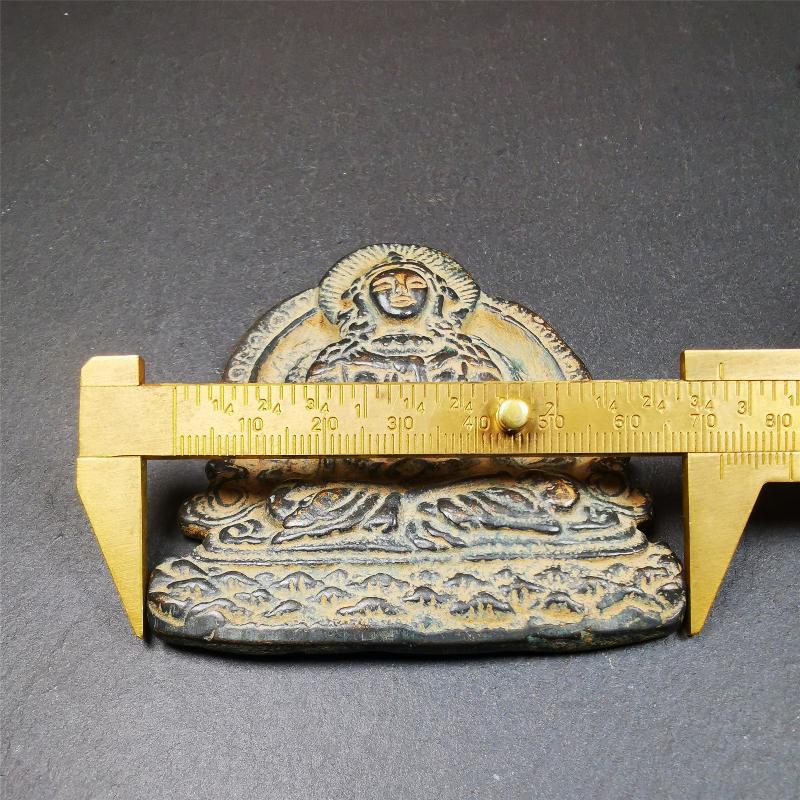 Amitayus Statue 3.1" - Tibetan Buddhist statue, view 9