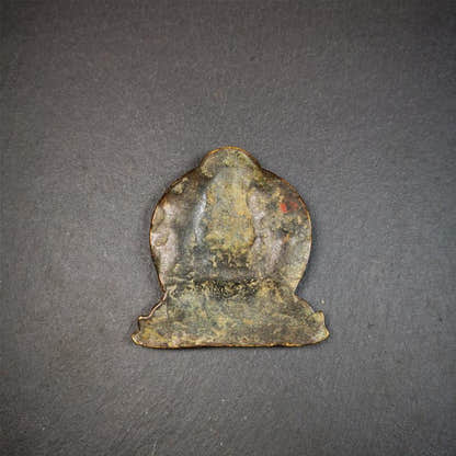 Je Tsongkhapa Statue 2.83" - Tibetan Buddhist statue, view 8