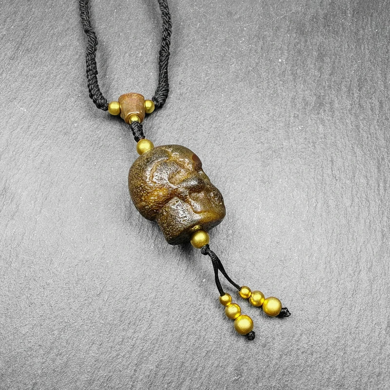 Amulet,Citipati Skull Charm