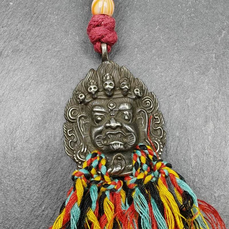 Thokcha Amulet,Mahakala Pendant, Buddhist Protector - Tibetan Buddhist amulet, view 7