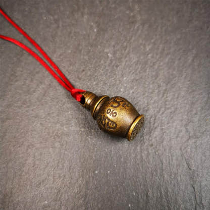 Stupa Gau Amulet 1.3" - Tibetan Buddhist amulet, view 4