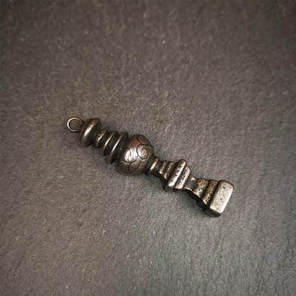 Stupa Amulet 2.16" - Tibetan Buddhist amulet, view 5