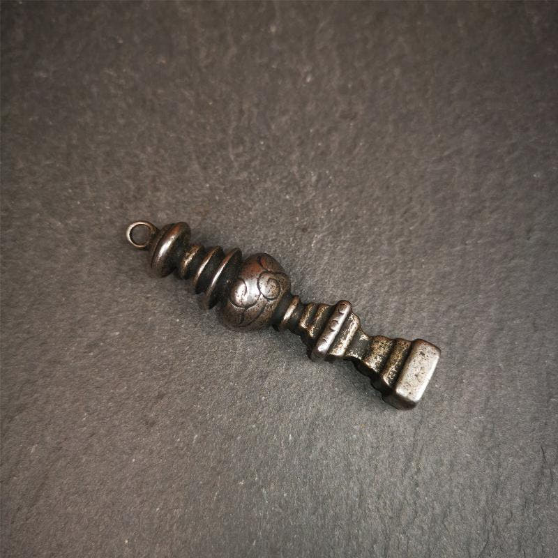 Stupa Amulet 2.16" - Tibetan Buddhist amulet, view 5
