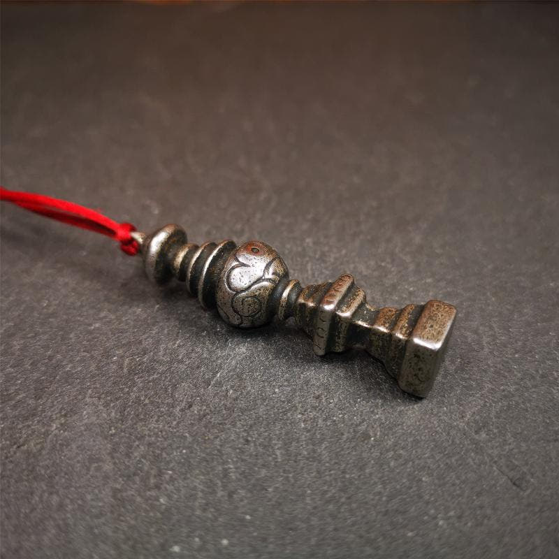 Stupa Amulet 2.16" - Tibetan Buddhist amulet, view 8
