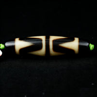 Middle Line Double Tiger Tooth Dzi