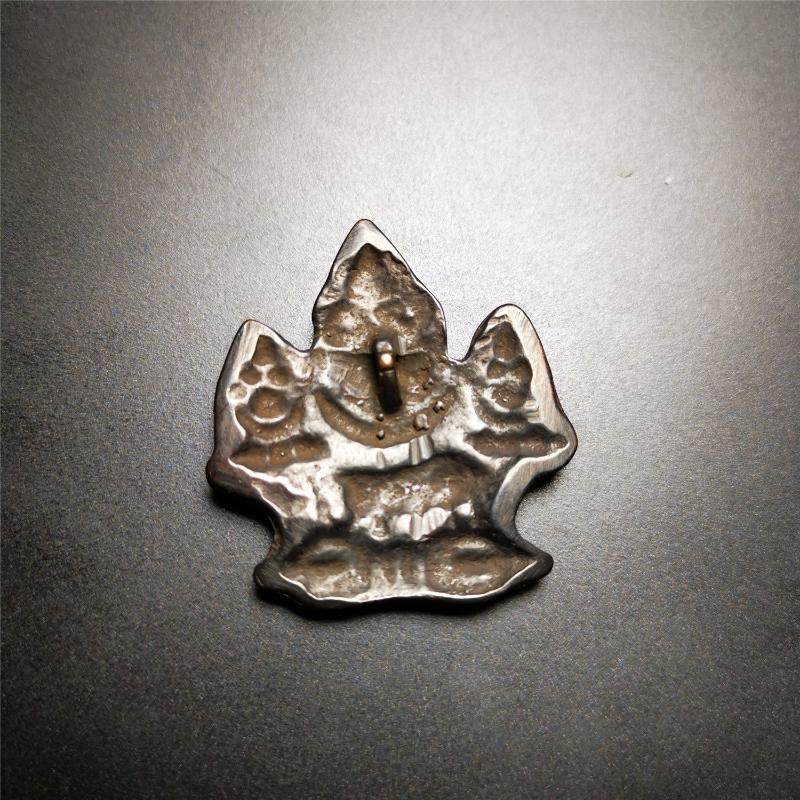 Mani Jewel Wish-Fulfilling Cintamani Badge - Tibetan Buddhist amulet, view 4
