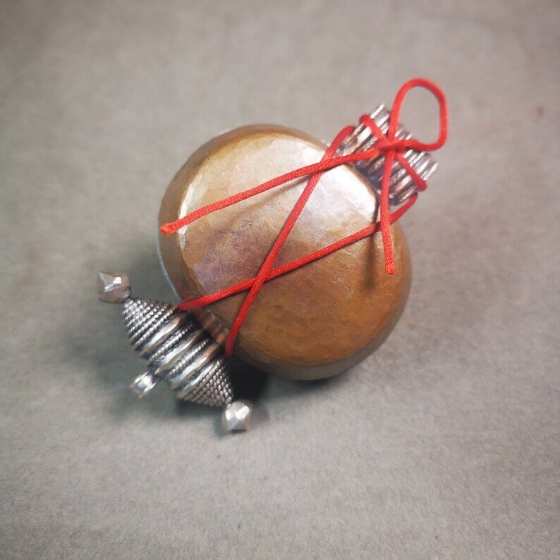 Gau Ghau Shrine, Chiseled Mini Tibetan Buddhist Altar Amulet Pendant