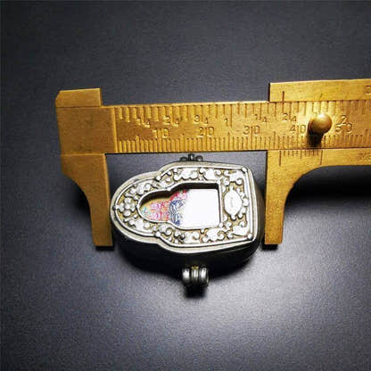Gau Ghau Shrine,Shri Devi,Drashi Lhamo,Zashi Lhamo,Buddhist Altar Amulet Pendant - Tibetan Buddhist amulet, size reference