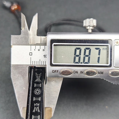 Hand-Painted Chenrezig Locket Necklace – Tibetan Gau Amulet