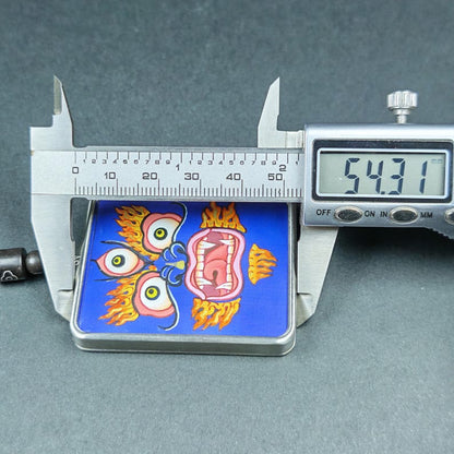 Hand-Painted Mahakala Locket Necklace – Tibetan Gau Amulet