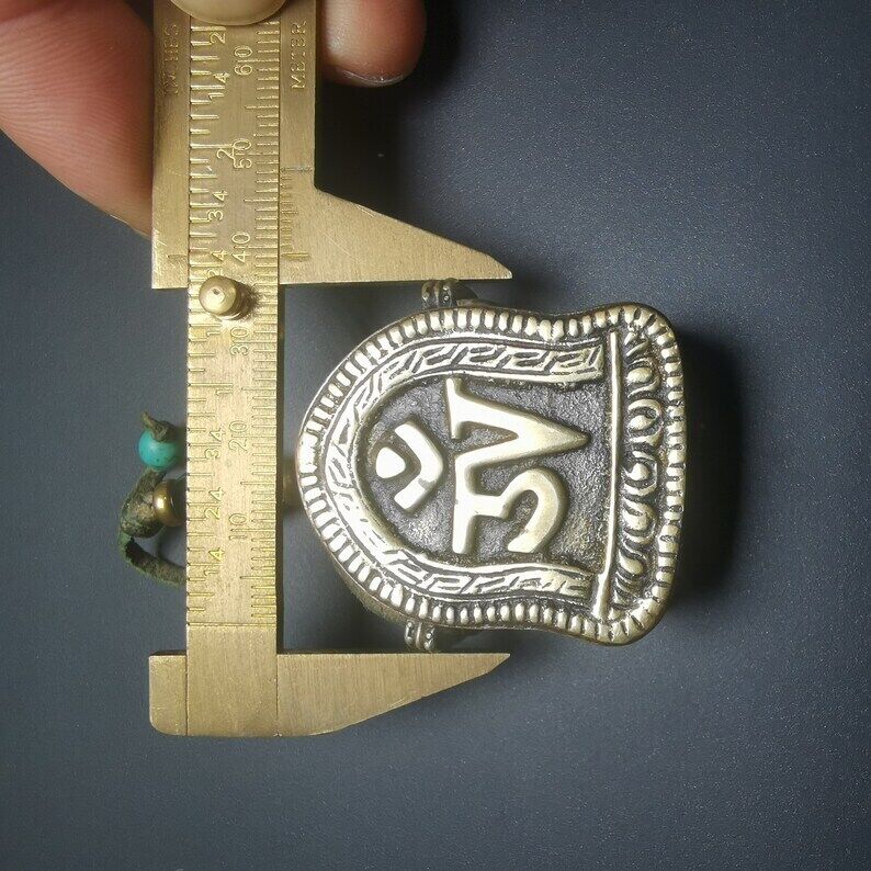 Handmade Gau Ghau Shrine, Mini Tibetan Buddhist Altar Amulet Pendant
