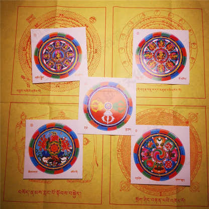Consecration Filling Scrolls & Rituals Pack for Guru Dorje Drolo - Tibetan Buddhist art, view 6