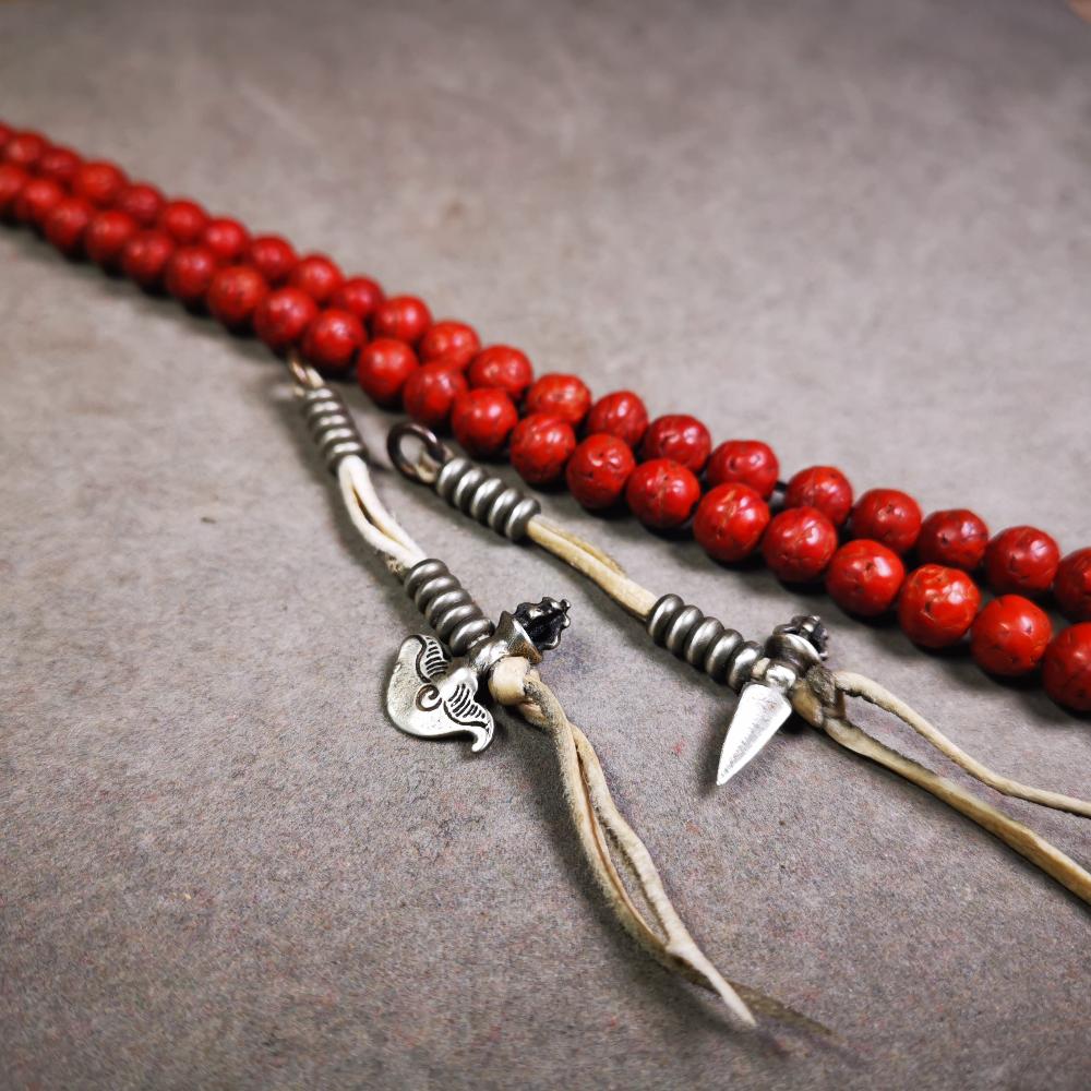 5mm White Copper Prayer Bead Counters for 6-15mm Mala