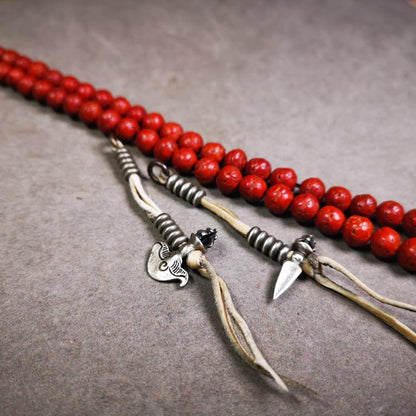 5mm White Copper Prayer Bead Counters for 6-15mm Mala