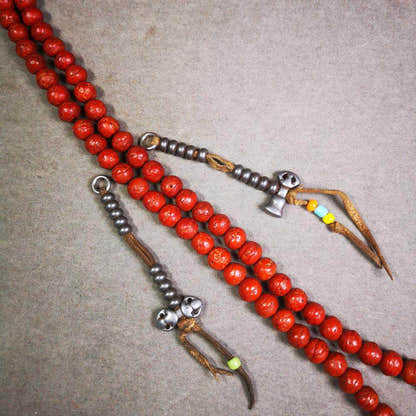 6mm Cold Iron Prayer Bead Counters - Tibetan Buddhist art, view 5