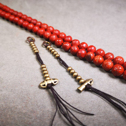 Gandhanra Handmade 4mm Tibetan Buddhist Prayer Bead Counters for Mala